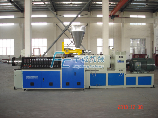 SJSZ92 Conical Twin Screw Extruder